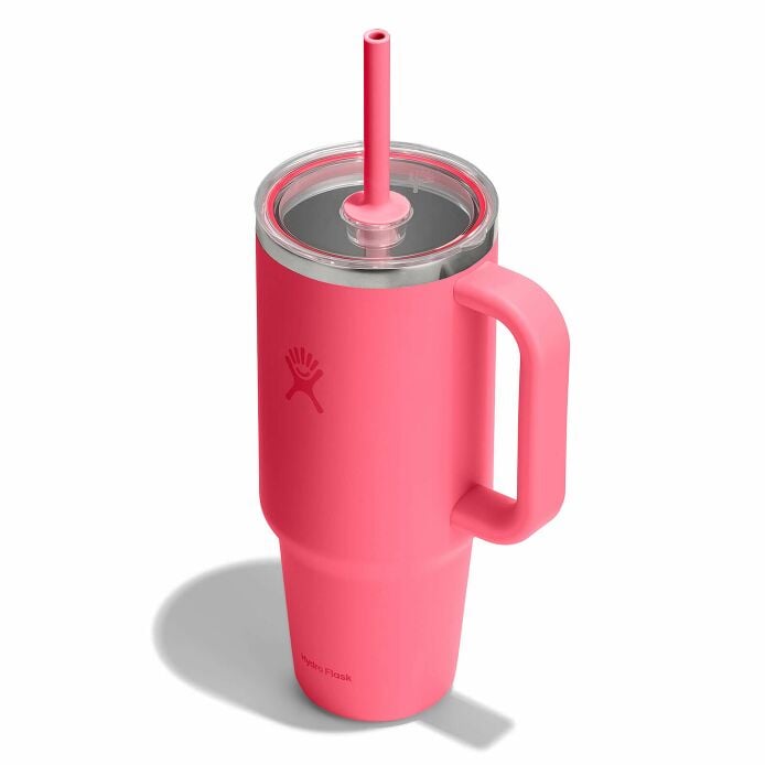 40-oz-travel-tumbler-n8 tt40pscc668-40-oz-travel-tumbler-clear-lid-popstar-pink-angledhigh.jpg